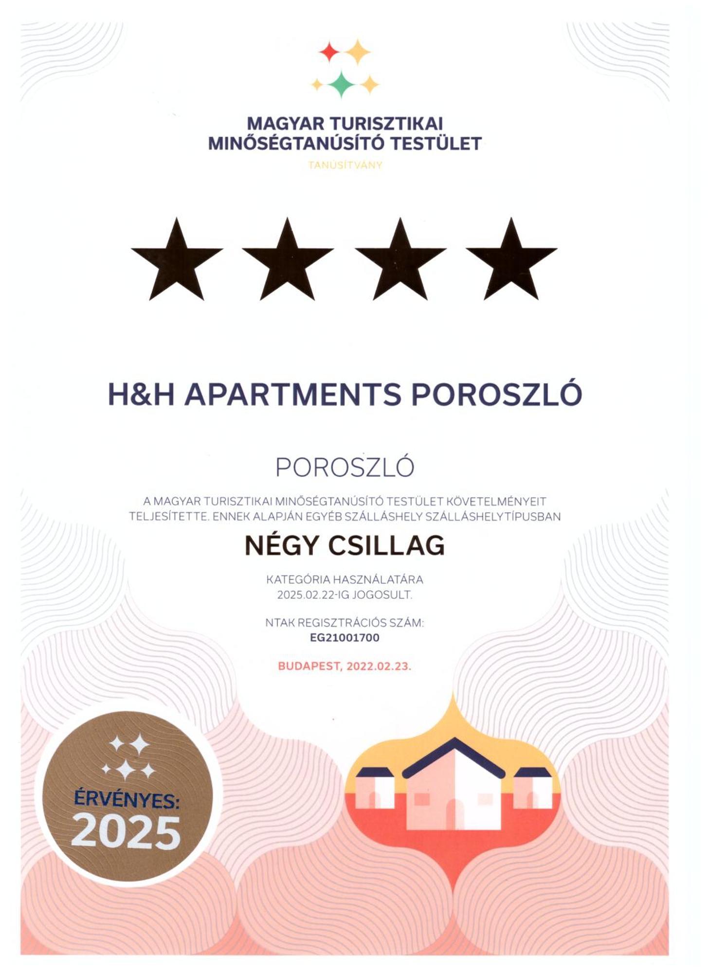 H&H Apartments Poroszló Esterno foto